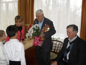 Зустріч з ветераном Кириченко Г. Н. учнів 3-А класу